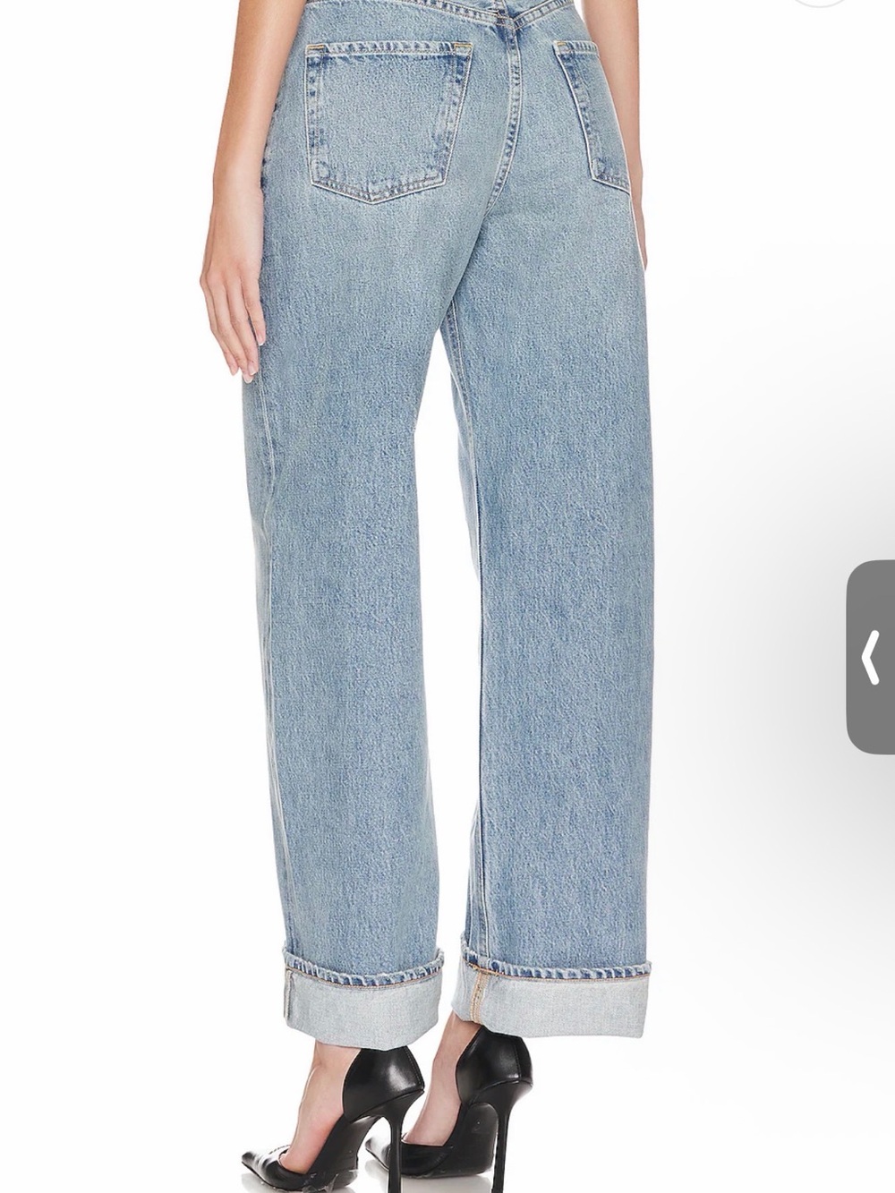 Citizens Of Humanity Ayla Light Blue Straight Leg Women's Jeans - Picture 4 of 11